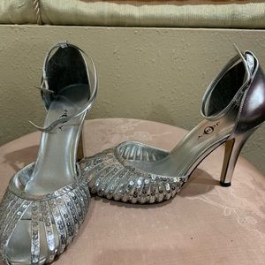 High heeled dress sandals